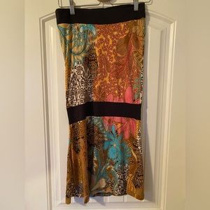 Printed Tube Dress